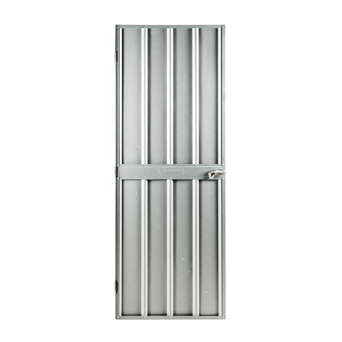Globel Schwingtür für Gerätehäuser 'Skillion/Dream/LeanTo' silber