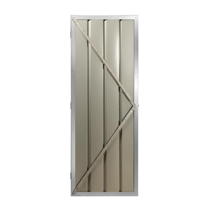 Globel Schwingtür für Gerätehäuser 'Skillion/Dream/LeanTo' silbermetallic