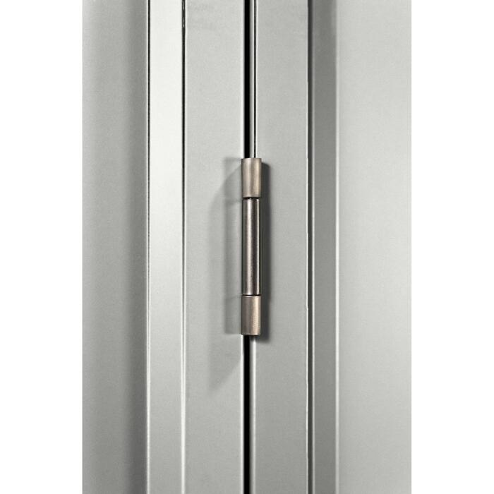 Schwingtür für Gerätehäuser 'Skillion/Dream/LeanTo' silbermetallic