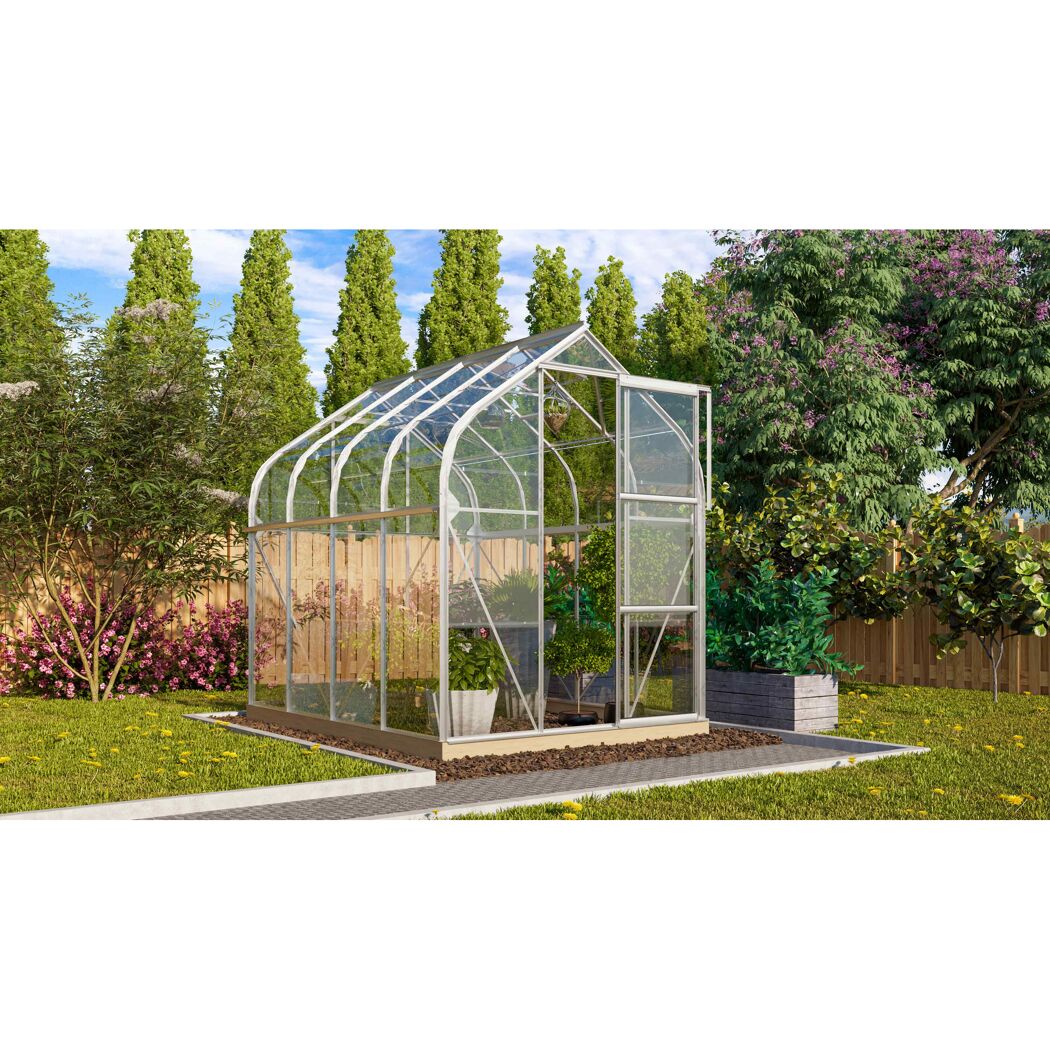 Gewächshaus Orion 5000 ESG 3 mm im Garten