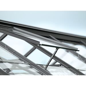 Dachfenster für Gewächshäuser, Aluminium, anthrazit 61,6 x 57,3 cm