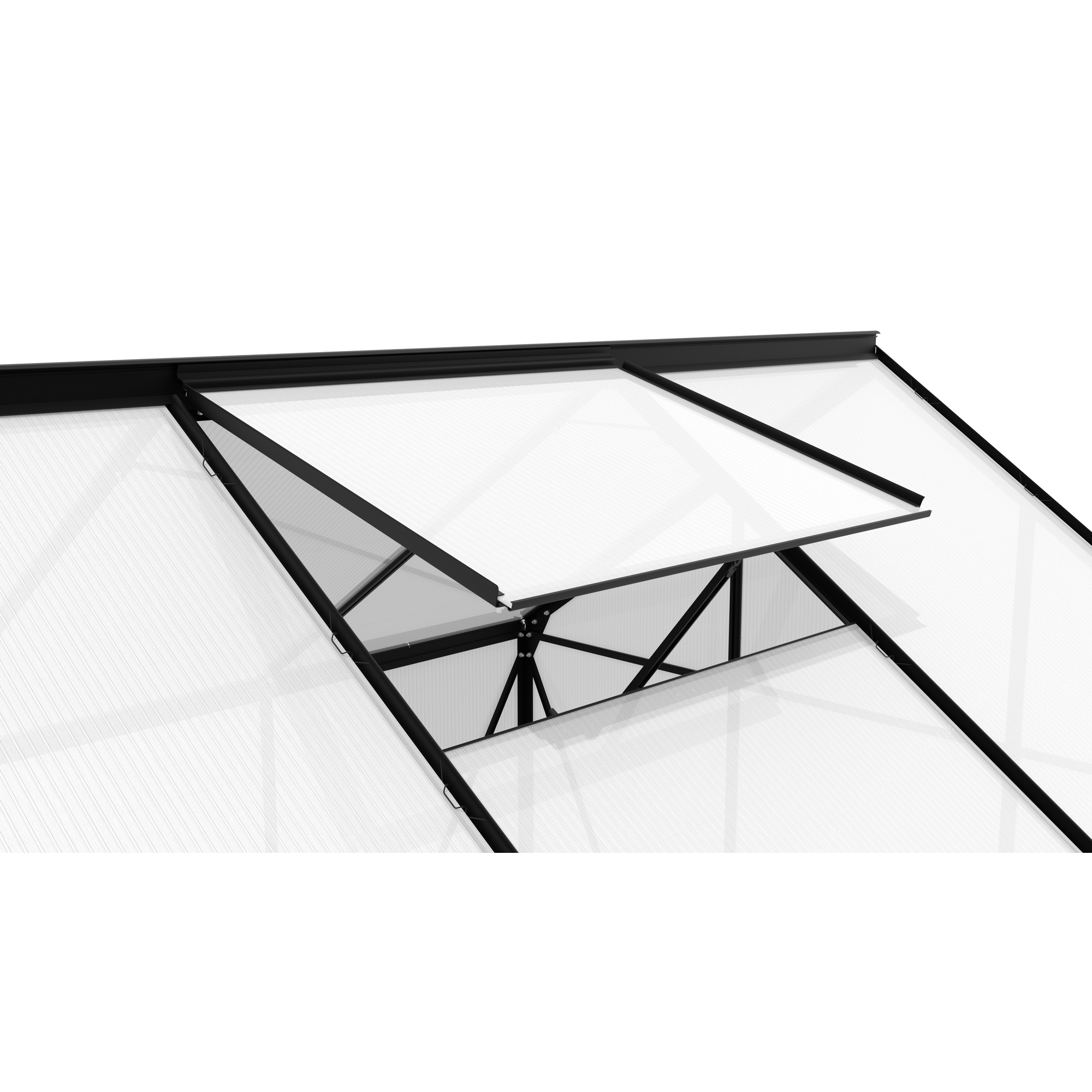 Dachfenster für Gewächshaus 'Calypso' Aluminium anthrazit 73,6 x 57,3 cm + product picture