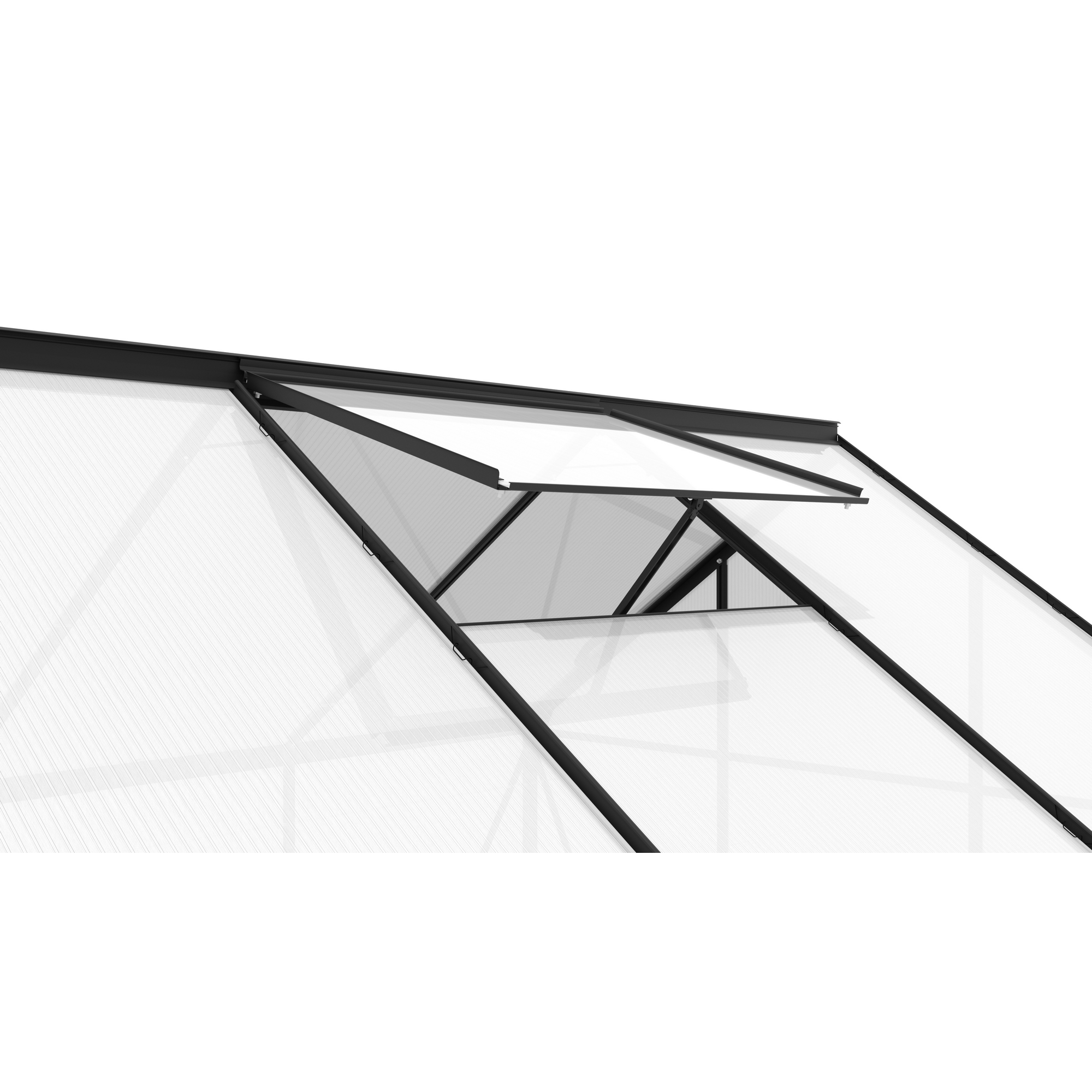 Dachfenster für Gewächshaus 'Calypso' Aluminium anthrazit 73,6 x 57,3 cm + product picture