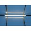 LED-Leuchte an einem Terrassendach