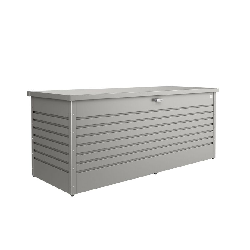 Graue Freizeitbox aus Metall