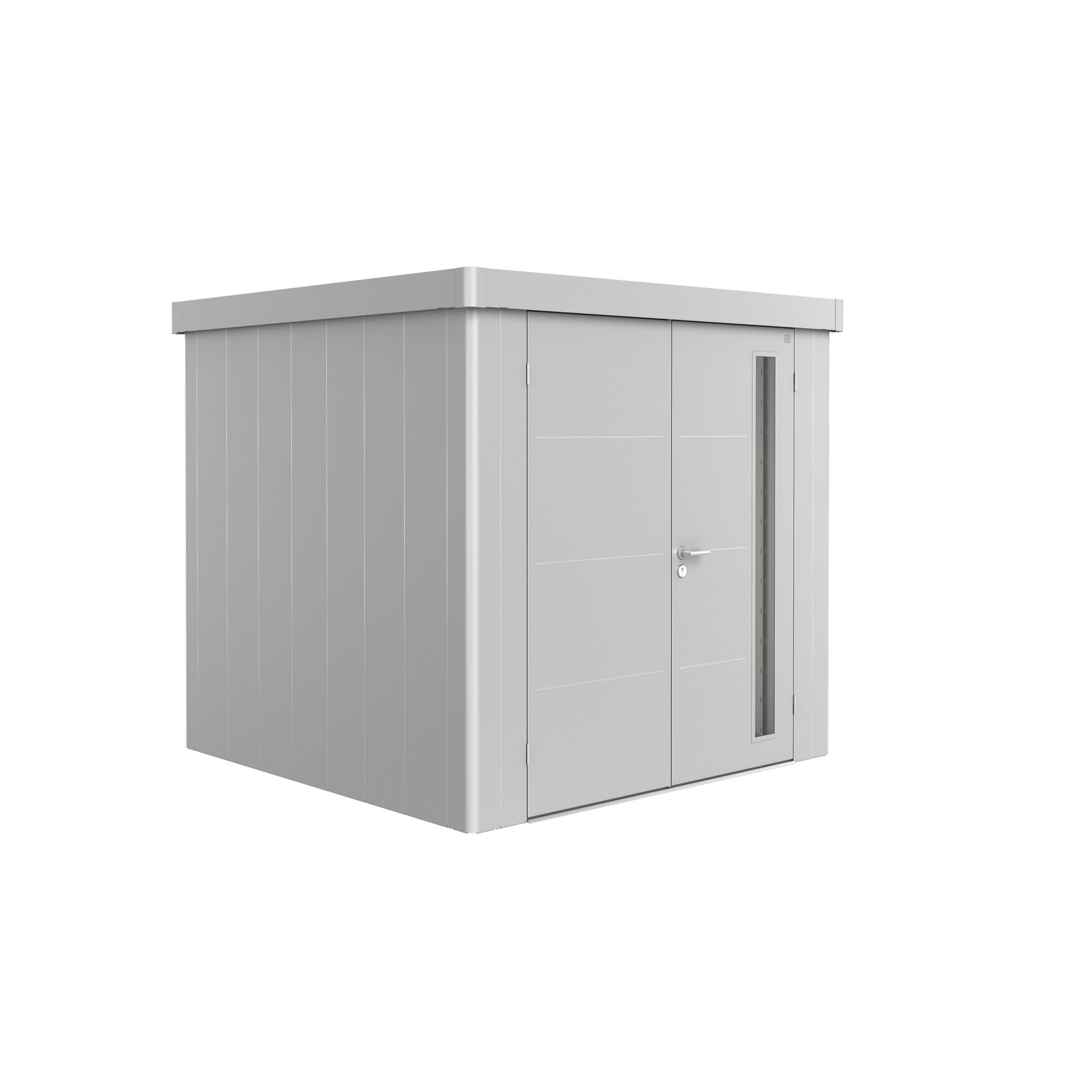 Graues Gartenhaus GH Neo 2B DT silber