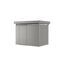 Gartenhaus 'CasaNova' 3 x 2 quarzgrau-metallic Einzeltür links