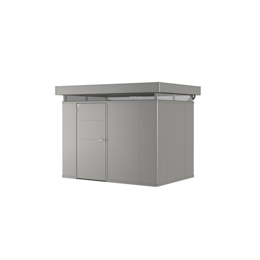 Gartenhaus 'CasaNova' 3 x 2 quarzgrau-metallic Einzeltür links