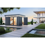 Gartenhaus 'CasaNova' 3 x 4 quarzgrau-metallic Einzeltür links