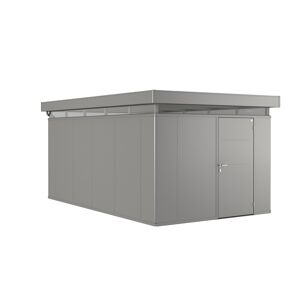Gartenhaus 'CasaNova' 3 x 5 quarzgrau-metallic Einzeltür rechts
