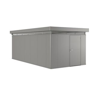 Gartenhaus 'CasaNova' 3 x 6 quarzgrau-metallic Einzeltür rechts