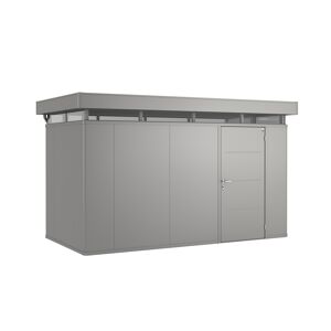 Gartenhaus 'CasaNova' 4 x 2 quarzgrau-metallic Einzeltür rechts