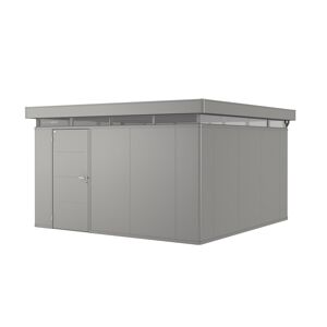 Gartenhaus 'CasaNova' 4 x 4 quarzgrau-metallic Einzeltür links