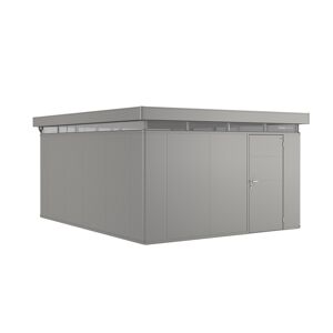 Gartenhaus 'CasaNova' 4 x 5 quarzgrau-metallic Einzeltür rechts