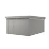 Gartenhaus 'CasaNova' quarzgrau-metallic mit Einzeltür