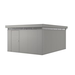 Gartenhaus 'CasaNova' 4 x 5 quarzgrau-metallic Einzeltür links