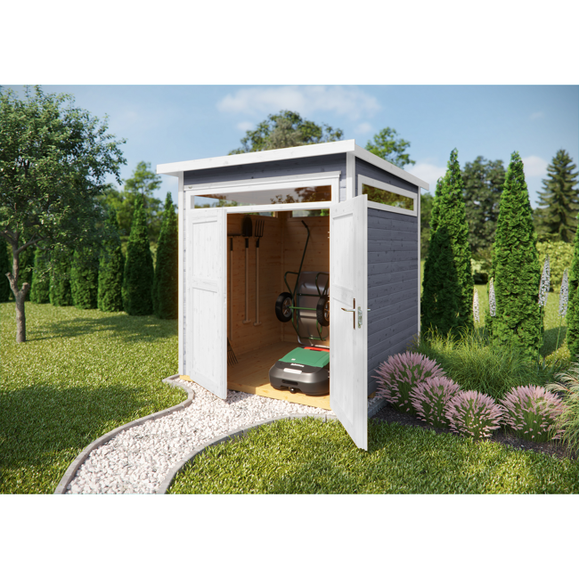 Bild von Gartenhaus '265' grau 205 x 209 cm