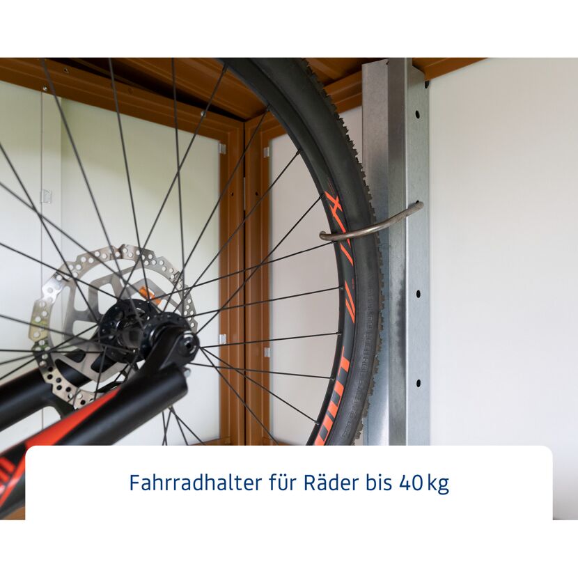 Fahrradhalter für Fahrräder bis 40 kg