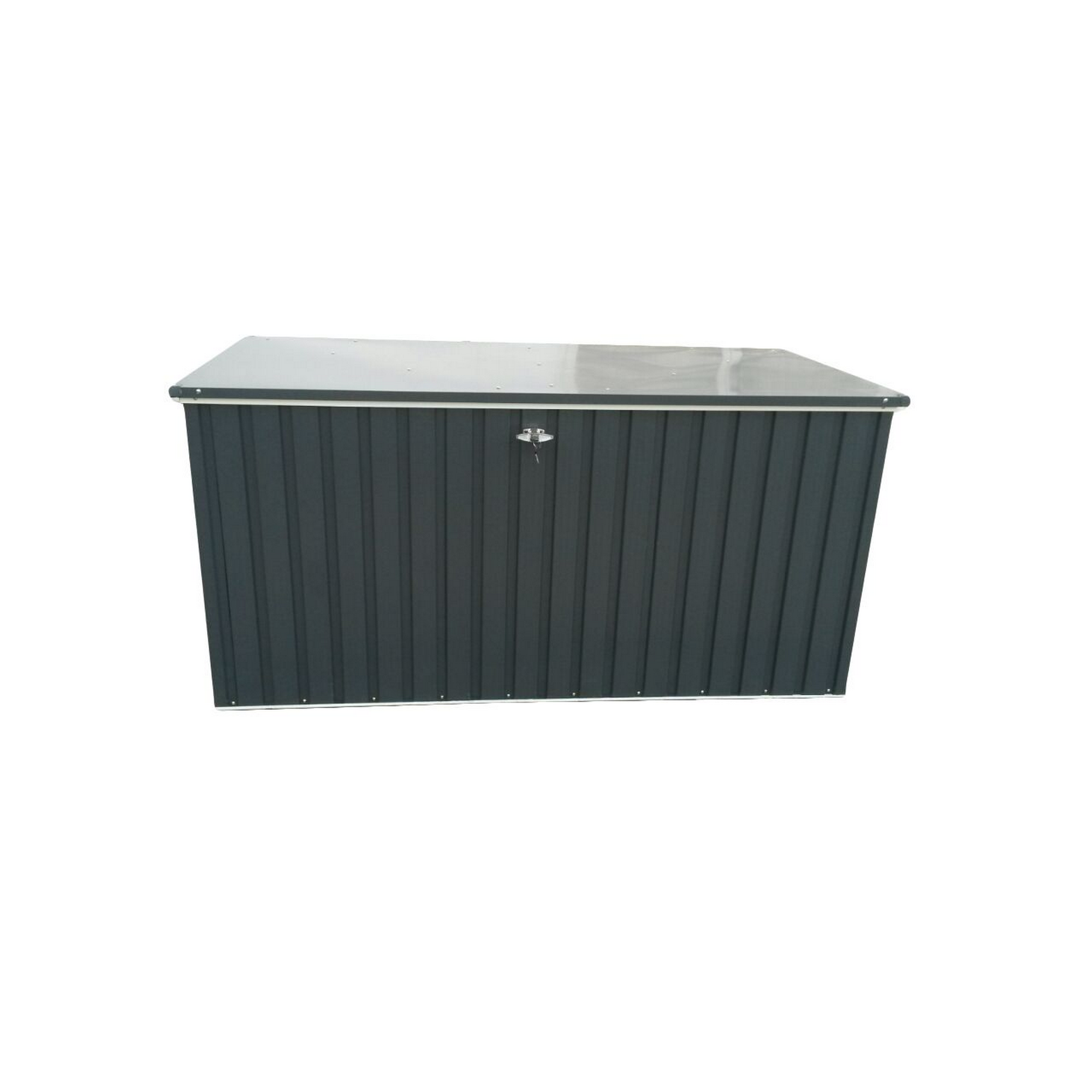 Gerätebox anthrazitfarben Metall 195 x 94,4 x 95 cm + product picture