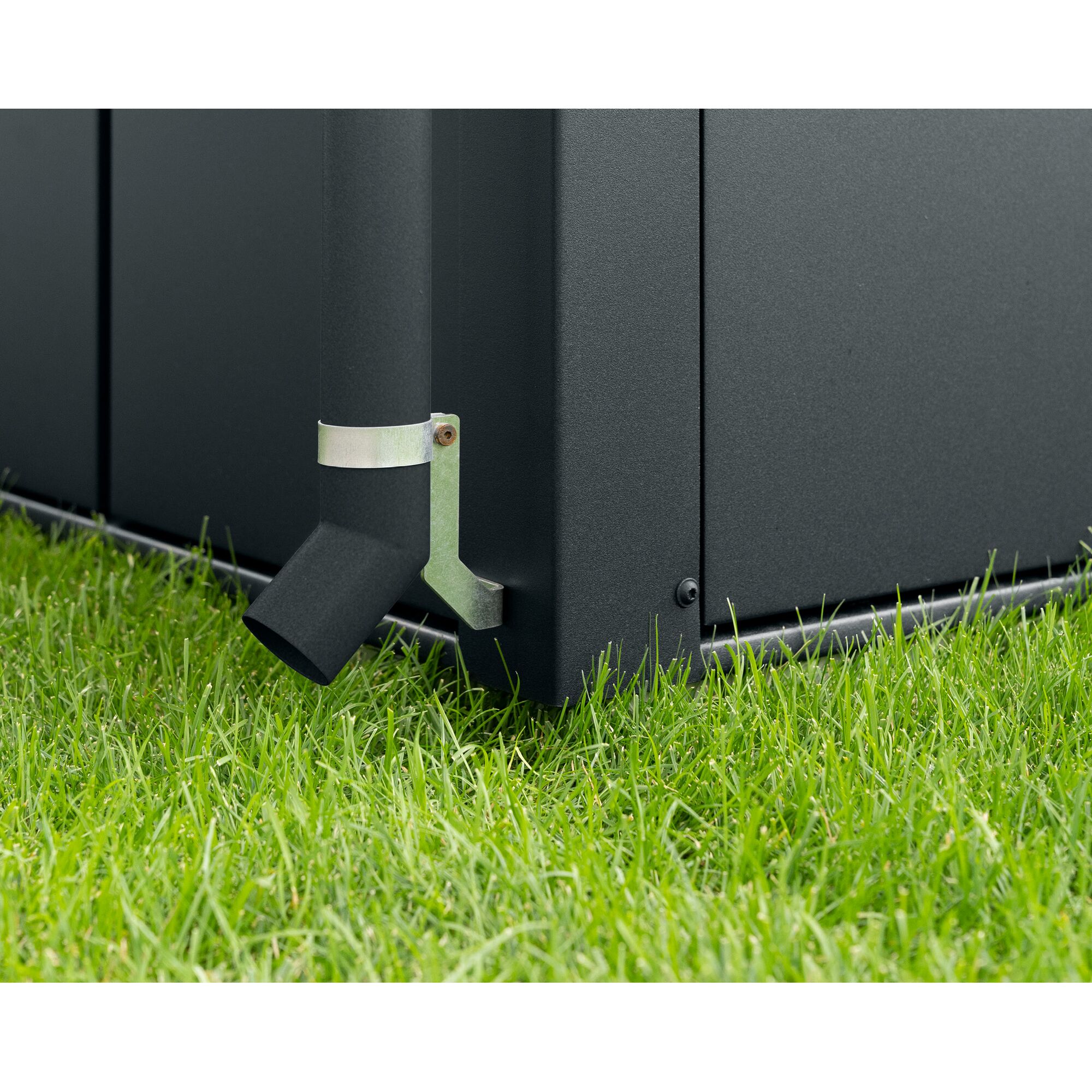 Regenfallrohr-Set mit Ablauf