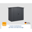 EcoStar Gerätehäuser in Anthrazitgrau