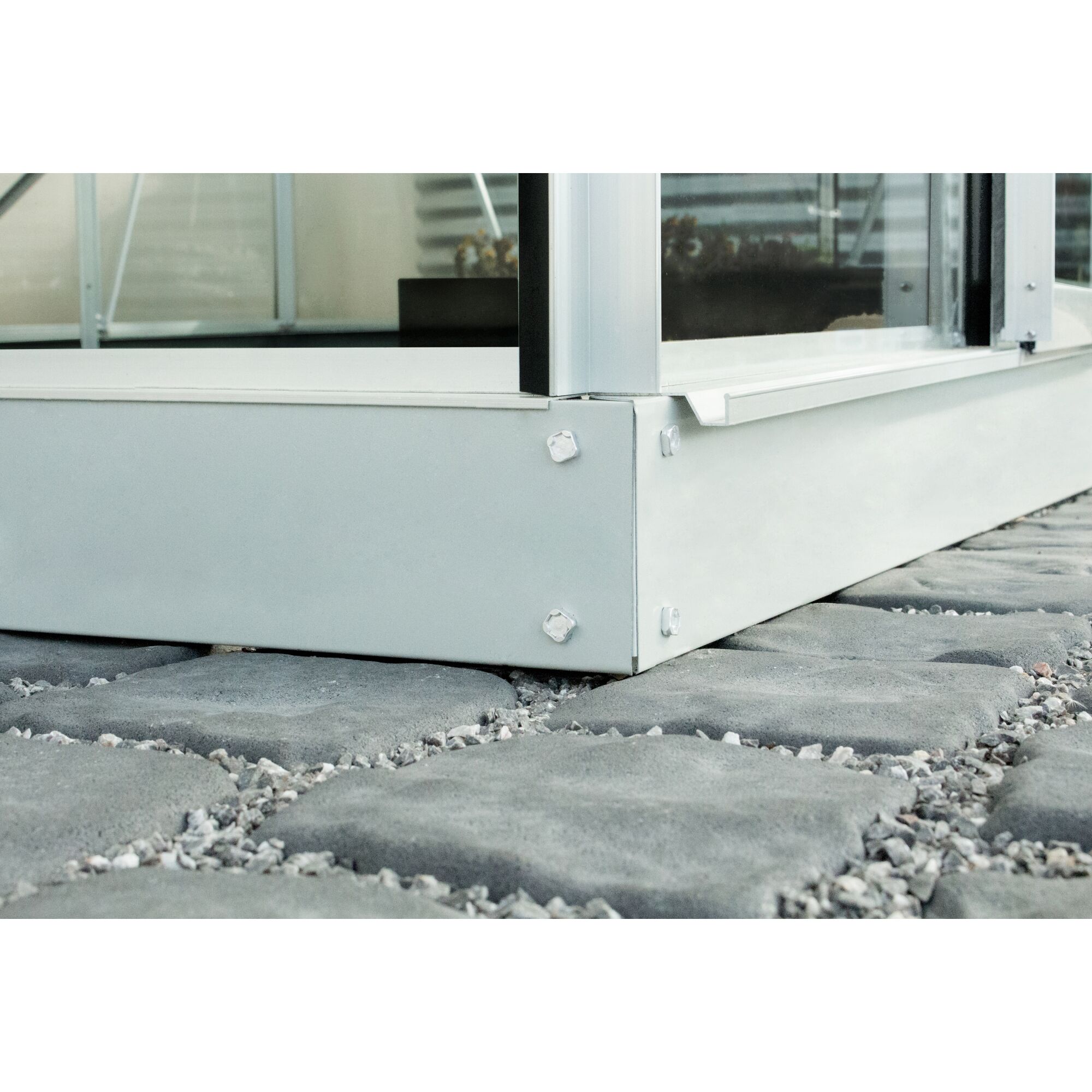 Stahlfundament für Gewächshaus Calypso 3000