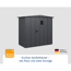 Anthrazitfarbenes EcoStar Gerätehaus