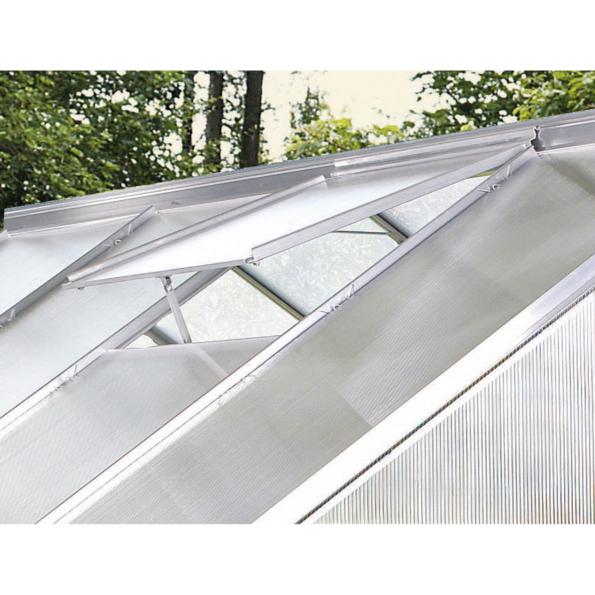 Dachfenster für Gewächshaus 'Calypso' alufarben 60,2 x 73,6 cm + product picture