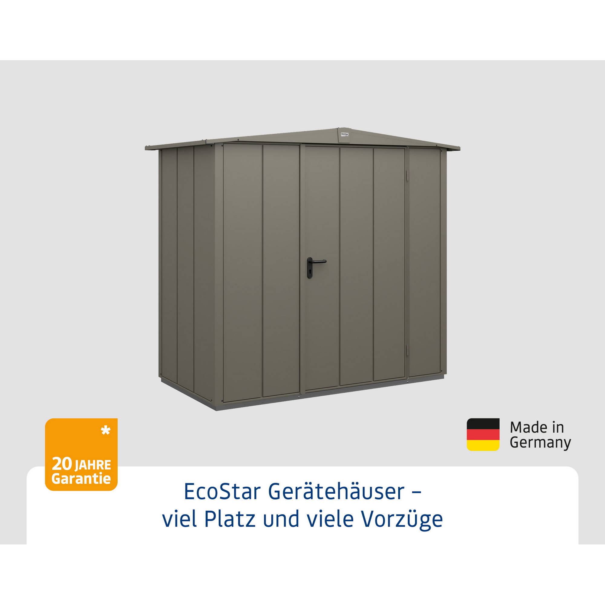 Gerätehaus EcoStar quarzgrau