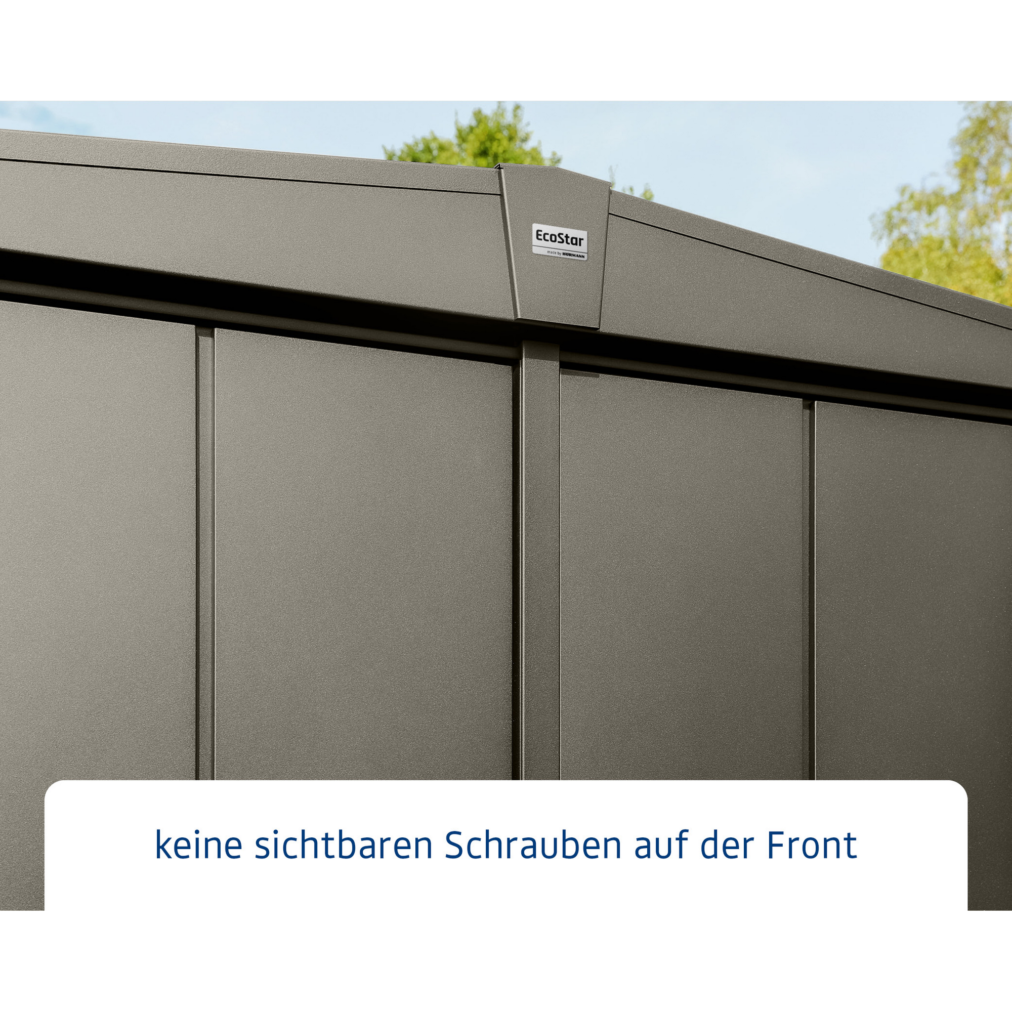 EcoStar Geräteschrank, keine sichtbaren Schrauben