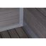 Ecke des WPC Gartenhauses Lasse
