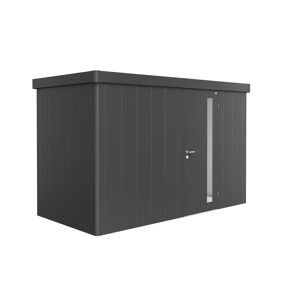 Gerätehaus 'Neo 1D' dunkelgrau-metallic 348 x 180 cm mit Standardtür