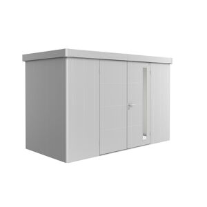 Gerätehaus 'Neo 1D' silber-metallic 348 x 180 cm mit Doppeltür