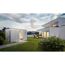 Gartenhaus mit Familie und Pool im Garten