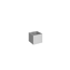 Pflanzbeet 'Belvedere MINI 50' silber-metallic 53 x 53 x 45 cm