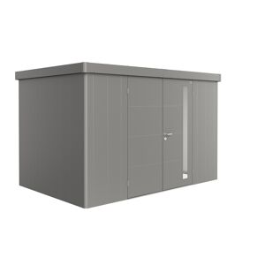 Gerätehaus 'Neo 2D' quarzgrau-metallic 348 x 236 cm mit Doppeltür