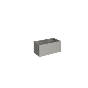 Pflanzbeet 'Belvedere MINI 100' quarzgrau-metallic 102 x 53 x 45 cm