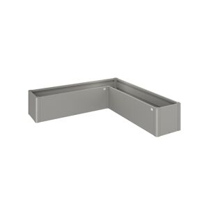 Pflanzbeet 'Belvedere MINI L200' quarzgrau-metallic 201 x 201 x 45 cm
