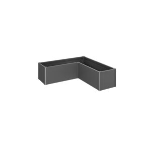 Pflanzbeet 'Belvedere MINI L150' dunkelgrau-metallic 152 x 152 x 45 cm