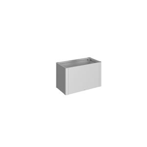 Pflanzbeet 'Belvedere MIDI 100' silber-metallic 102 x 53 x 61 cm