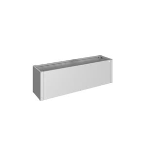 Pflanzbeet 'Belvedere MIDI 200' silber-metallic 201 x 53 x 61 cm