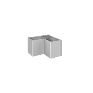 Pflanzbeet 'Belvedere MIDI L100' silber-metallic 102 x 102 x 61 cm