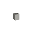 Pflanzbeet 'Belvedere MIDI 50' quarzgrau-metallic 53 x 53 x 61 cm