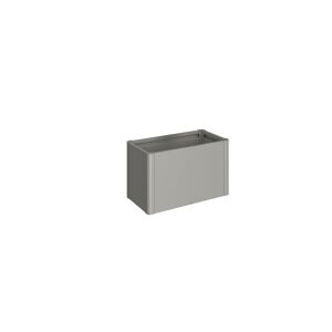 Pflanzbeet 'Belvedere MIDI 100' quarzgrau-metallic 102 x 53 x 61 cm