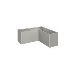 Pflanzbeet 'Belvedere MIDI L150' quarzgrau-metallic 152 x 152 x 61 cm