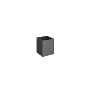 Pflanzbeet 'Belvedere MIDI 50' dunkelgrau-metallic 53 x 53 x 61 cm