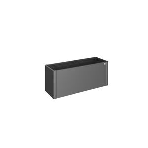 Pflanzbeet 'Belvedere MIDI 150' dunkelgrau-metallic 152 x 53 x 61 cm