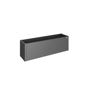 Pflanzbeet 'Belvedere MIDI 200' dunkelgrau-metallic 201 x 53 x 61 cm