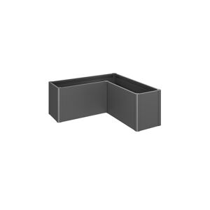 Pflanzbeet 'Belvedere MIDI L150' dunkelgrau-metallic 152 x 152 x 61 cm