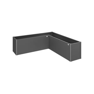 Pflanzbeet 'Belvedere MIDI L200' dunkelgrau-metallic 201 x 201 x 61 cm